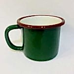 Emaye Kupa Asker Yeşili