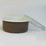 Emaye Bisküvi Kutusu Kahve