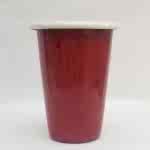 Emaye Konik Bardak Büyük Kırmızı