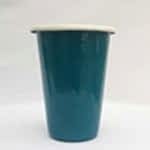 Emaye Konik Bardak Büyük Petrol Yeşili