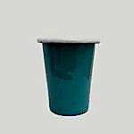 Emaye Konik Bardak Küçük Turkuaz