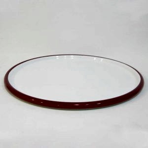 Emaye Pizza Tabağı Kırmızı