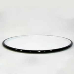 Emaye Pizza Tabağı Siyah