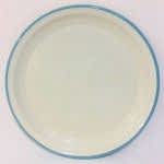 Emaye Sini 45 cm Mavi Çizgili