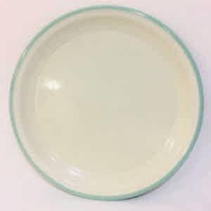 Emaye Sini Tepsi 45 cm Yeşil Çizgili