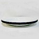 Emaye Çukur Tabak Siyah