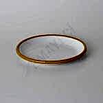 Emaye Tatlı Tabağı Oksit Sarı