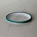 Emaye Tatlı Tabağı Turkuaz