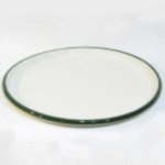 Emaye Yuvarlak Sığ Tepsi Asker Yeşili