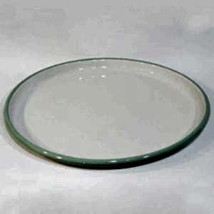 Emaye Yuvarlak Sığ Tepsi Nil Yeşili