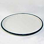 Emaye Yuvarlak Sığ Tepsi Petrol Yeşili