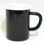 Emaye Çorba Kupası Siyah