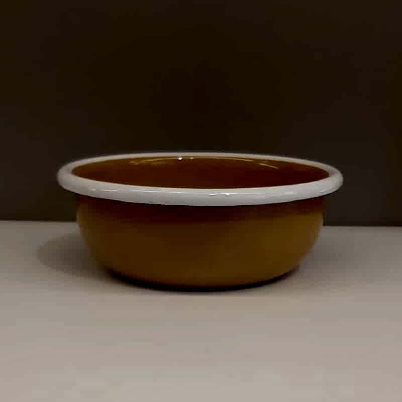 Emaye Kase Oksit Sarı Beyaz