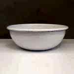 Emaye Kase 16 cm Beyaz