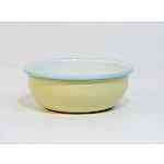 Emaye Kase 14 cm Sarı