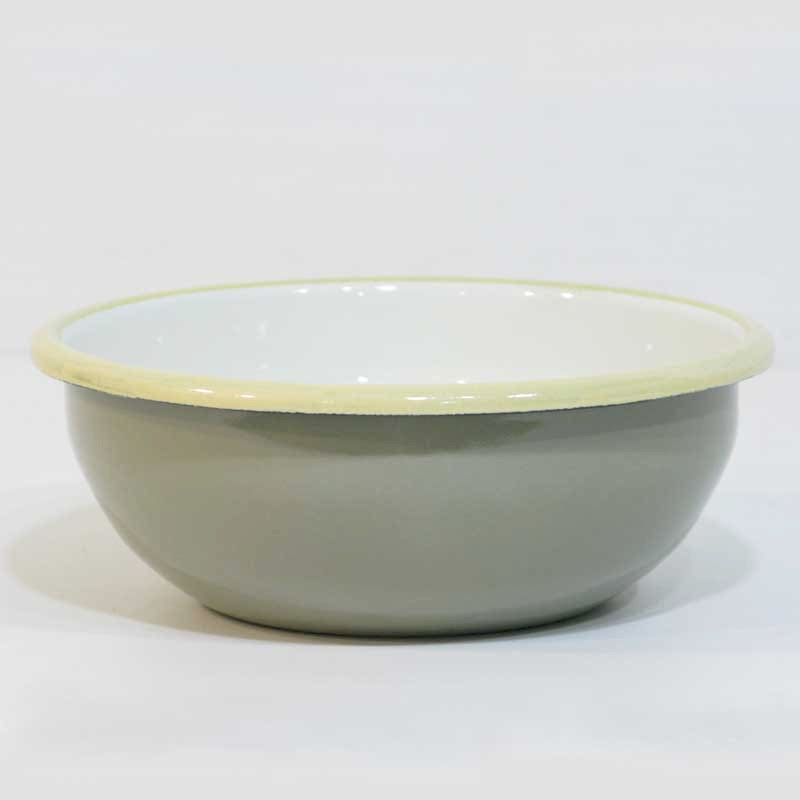 Emaye Kase 16 cm Gri