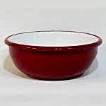Emaye Kase 16 cm Kırmızı