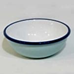 Emaye Kase 16 cm Açık Mavi