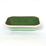 Emaye Dikdörtgen Meze Tabağı Açık Yeşil