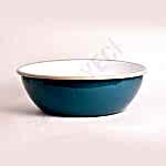 Emaye Kase 32 cm Petrol Yeşili