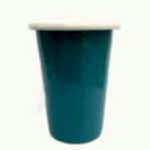 Emaye Konik Bardak Büyük Turkuaz