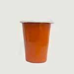 Emaye Konik Bardak Küçük Turuncu