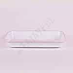 Emaye Meze Tabağı 26 x 18 cm Pembe