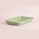 Emaye Meze Tabağı 26 x 18 cm Yeşil