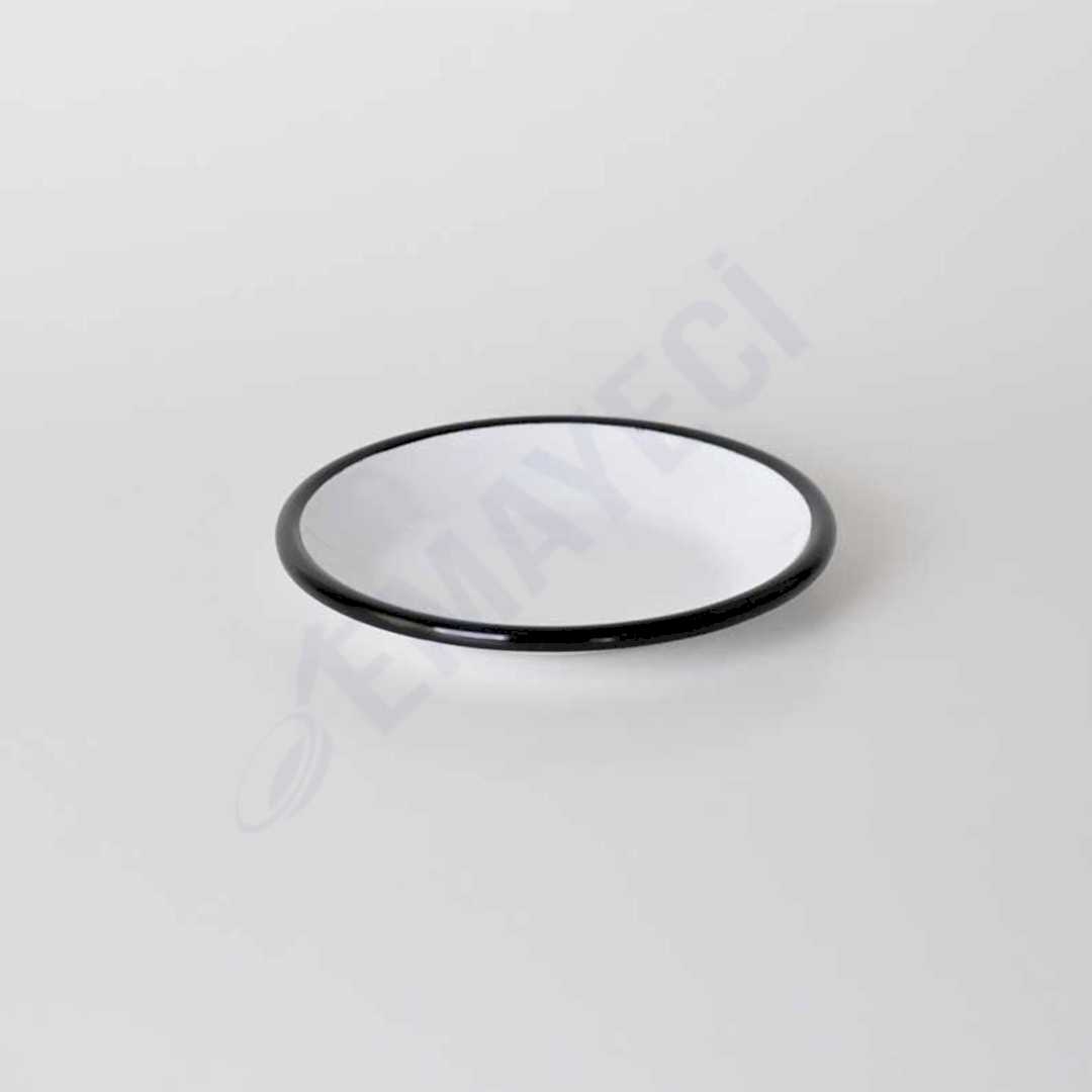 Emaye Tabak 12 cm Siyah