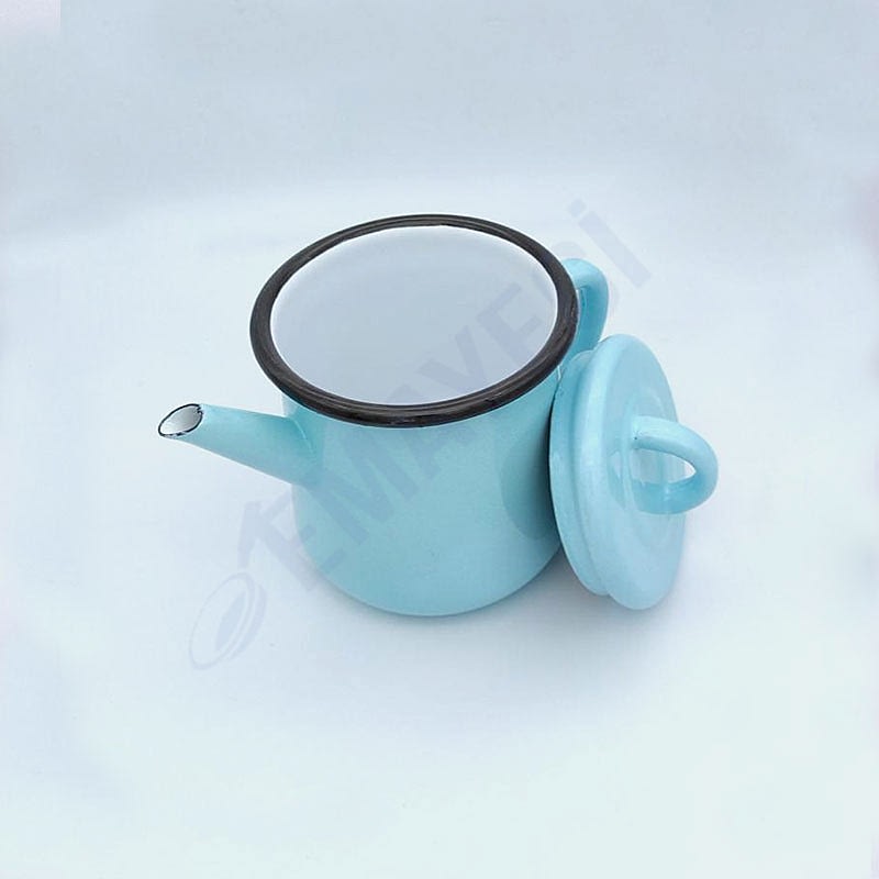 Emaye Demlik 500 ml Nil Mavi