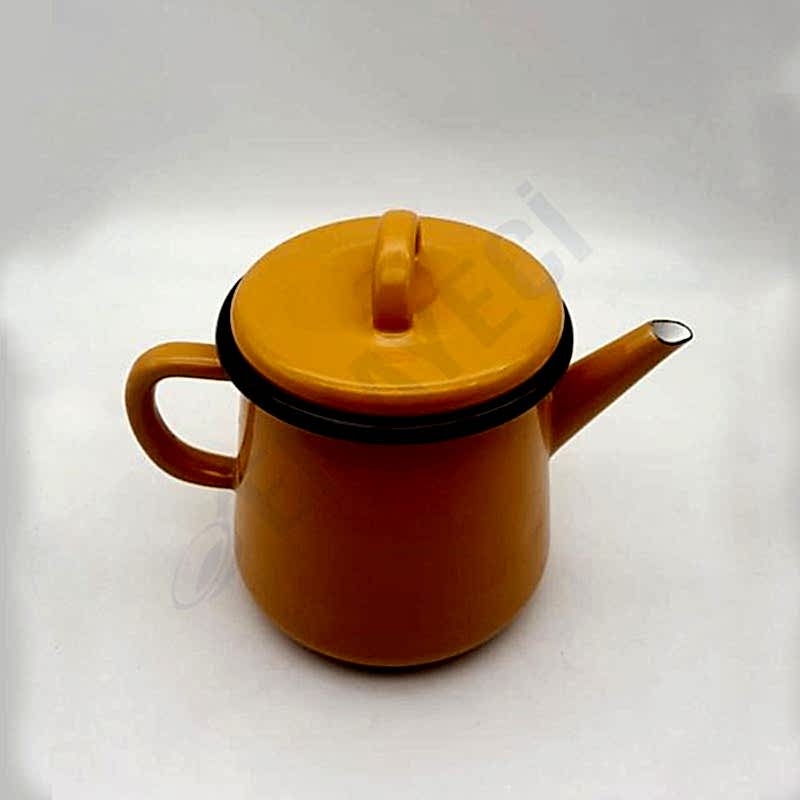 Emaye Demlik 500 ml Oksit Sarı