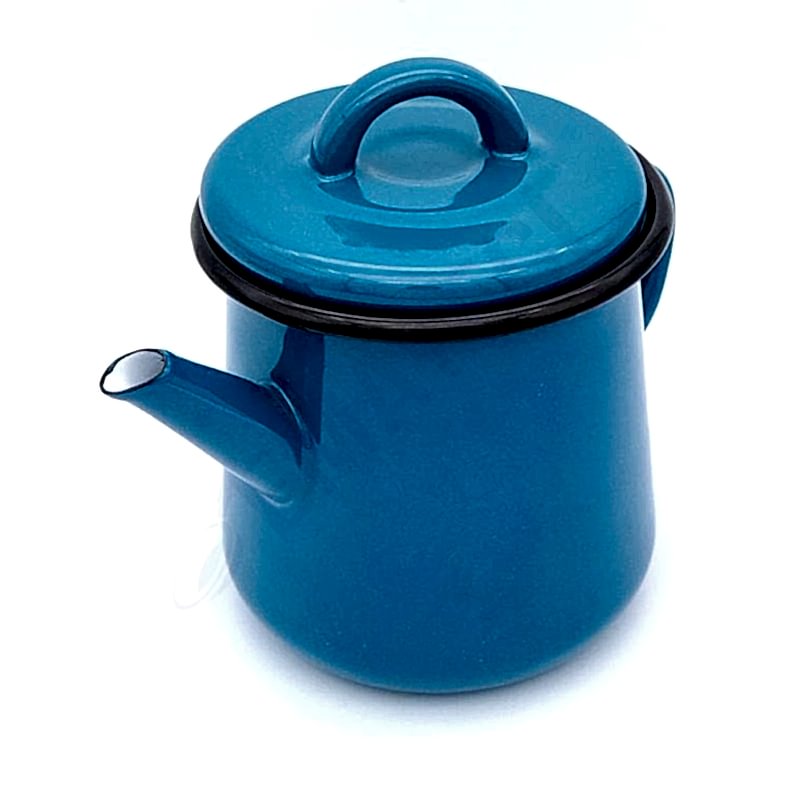 Emaye Demlik 850 ml Turkuaz