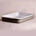 Emaye Dikdörtgen Fırın Tepsisi Bej