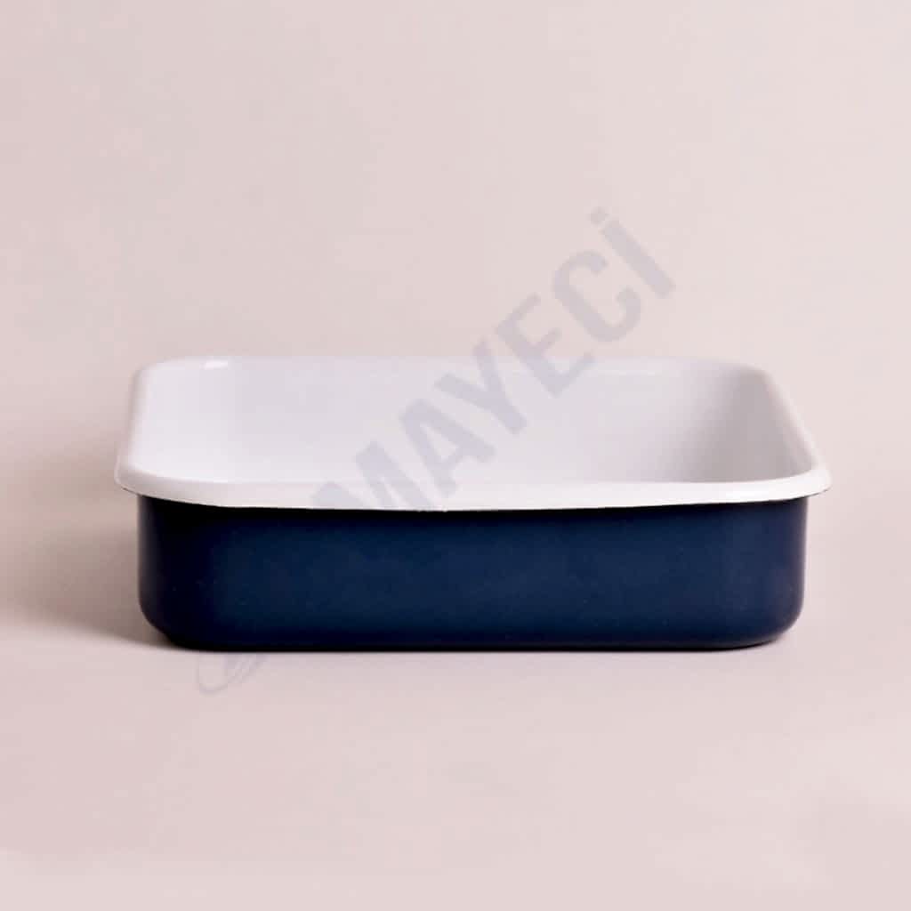 Emaye Kare Fırın Tepsisi Lacivert