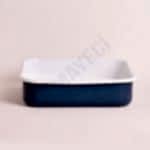 Emaye Kare Fırın Tepsisi Lacivert