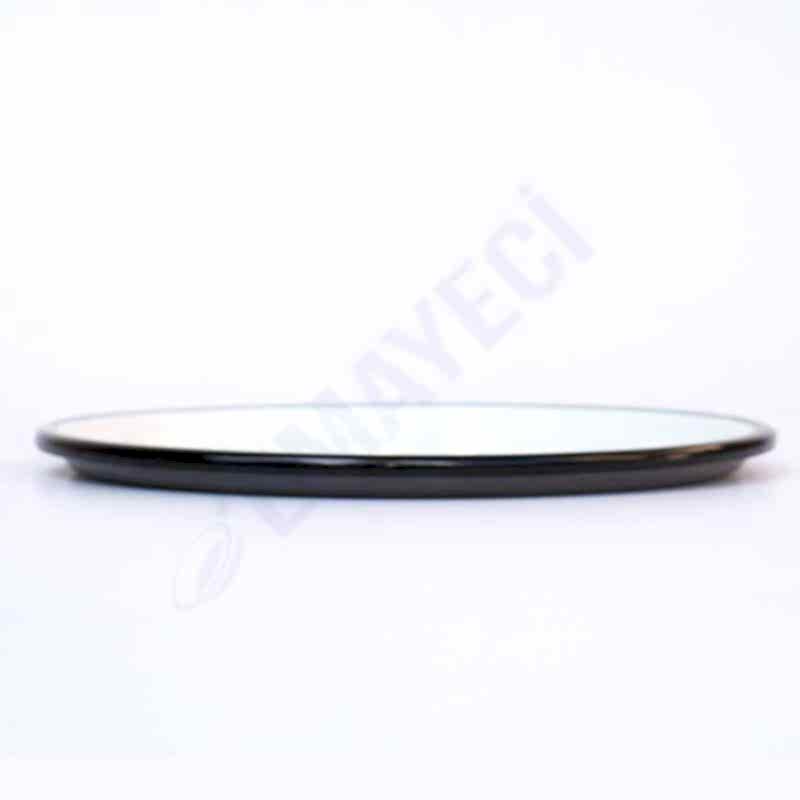 Emaye Pizza Tabağı 28 cm Gri