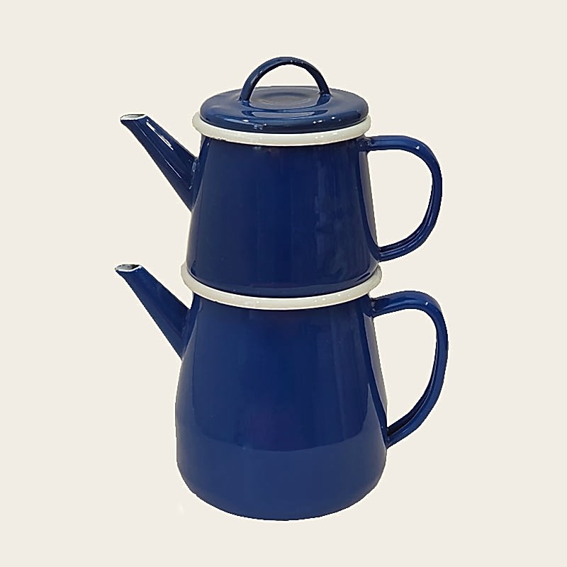 Emaye Çaydanlık Mavi